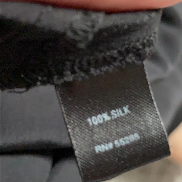 Black silk dress - Picture 6 of 6